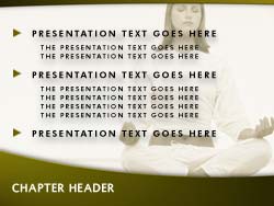 Yoga Slide Master slide design