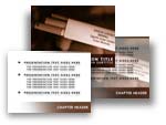 Smoking Cigarettes PowerPoint Template