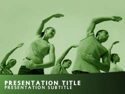 Physical Exercise Title Master slide design