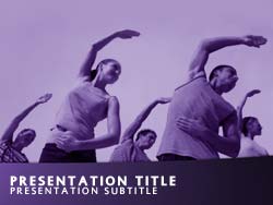 Physical Exercise Title Master slide design