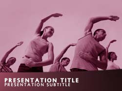 Physical Exercise Title Master slide design