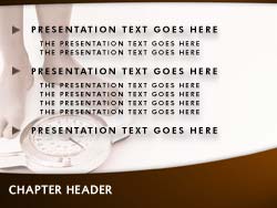 Standing on Scales Slide Master slide design