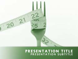 Calorie Controlled Diet Title Master slide design