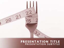Calorie Controlled Diet Title Master slide design