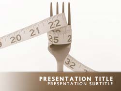 Calorie Controlled Diet Title Master slide design