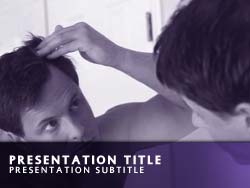 Hair Loss Title Master slide design