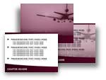 Commercial Airline Plane PowerPoint Template