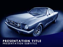 Ford Mustang Car Title Master slide design