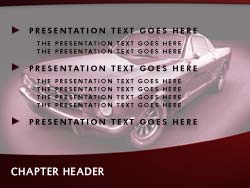 Ford Mustang Car Slide Master slide design
