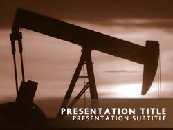 Oil Rig Title Master slide design