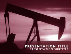 Oil Rig Title Master slide design