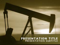 Oil Rig Title Master slide design