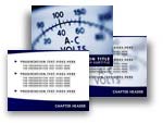 Electrical Volt Meter PowerPoint Template