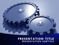 Gears Title Master slide design