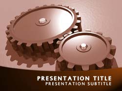 Gears Title Master slide design