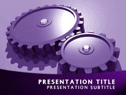 Gears Title Master slide design