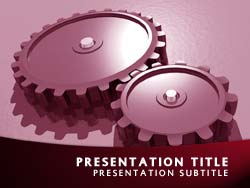 Gears Title Master slide design