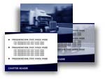 Trailer Truck PowerPoint Template