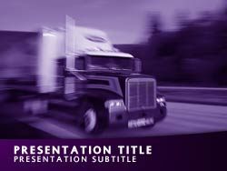 Trailer Truck Title Master slide design