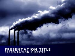 Pollution Title Master slide design
