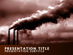 Pollution Title Master slide design