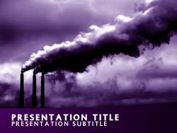 Pollution Title Master slide design