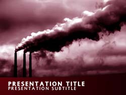 Pollution Title Master slide design