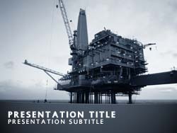 Offshore Oil Title Master slide design