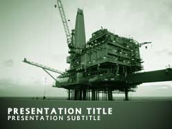Offshore Oil Title Master slide design