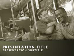Public Transport Title Master slide design