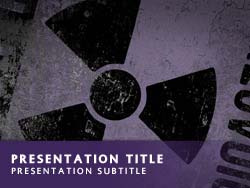 Nuclear Power Title Master slide design