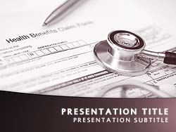 Health Insurance Title Master slide design