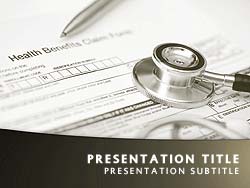 Health Insurance Title Master slide design