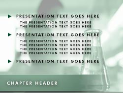 Laboratory Research Slide Master slide design