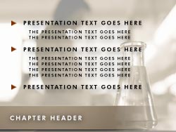 Laboratory Research Slide Master slide design