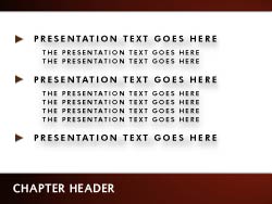Glass of Water & Pills Print Master slide design