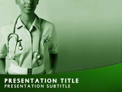 Nurse Title Master slide design