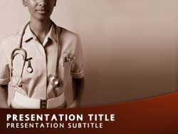 Nurse Title Master slide design