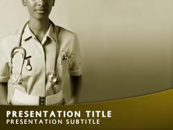 Nurse Title Master slide design