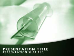 Syringe Needle Title Master slide design