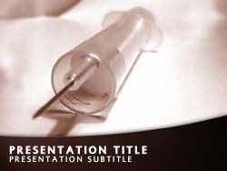 Syringe Needle Title Master slide design