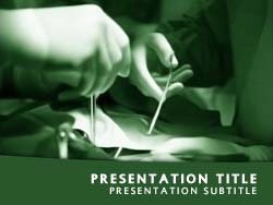 Surgery Title Master slide design