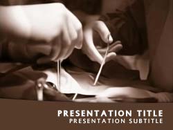 Surgery Title Master slide design