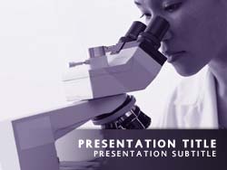 Microbiology Title Master slide design
