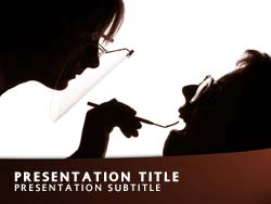 Dental Medicine Title Master slide design