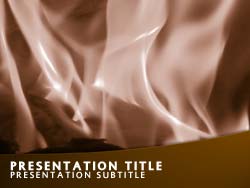 Fire Title Master slide design