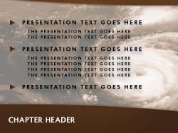Hurricane Weather Slide Master slide design