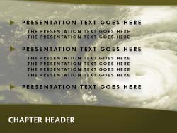Hurricane Weather Slide Master slide design