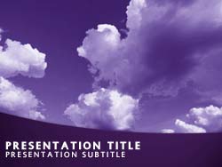 Clouds and Sky Title Master slide design