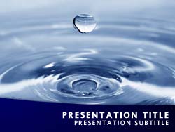 Water Title Master slide design